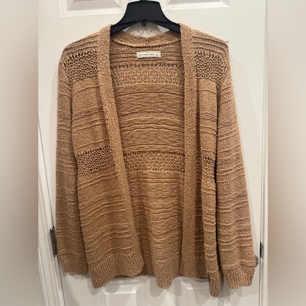 Abercrombie & Fitch Women's Tan Cardigan